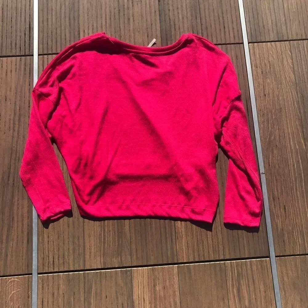 Anthropologie Long-Sleeve Pink Blouse